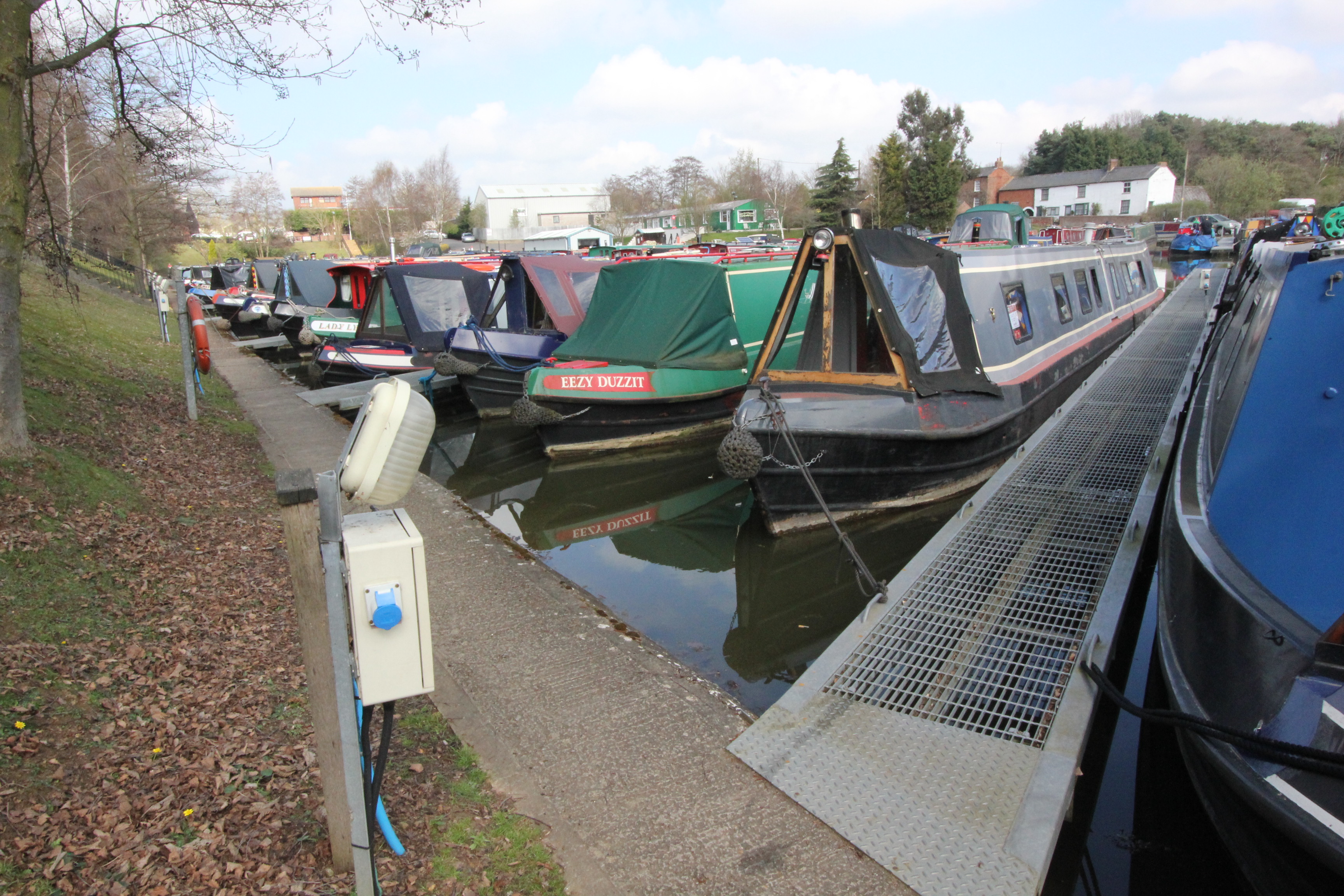 Narrowboat Moorings at Whilton Marina